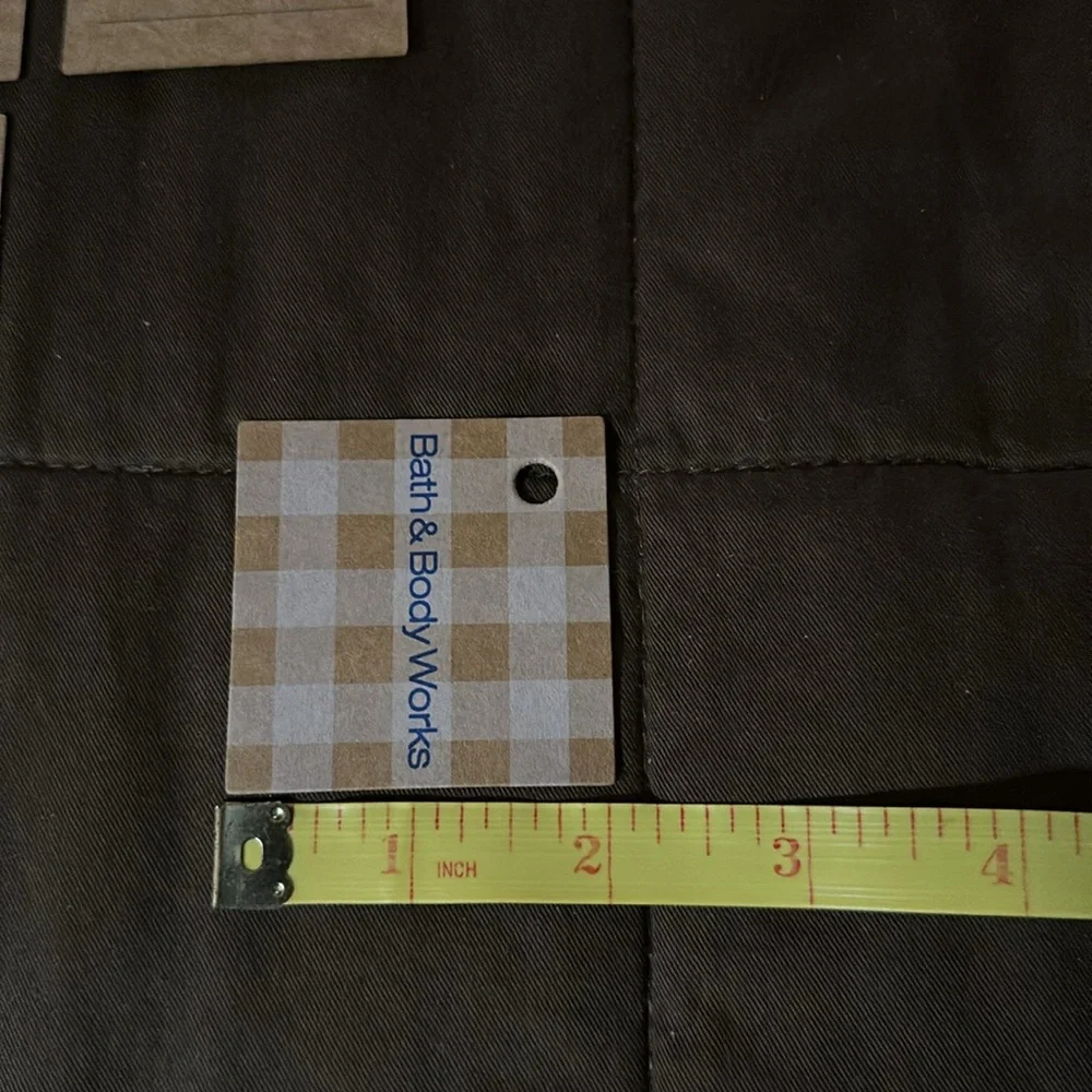 Bath & Body Works Small Cardboard Gingham Gift Tags